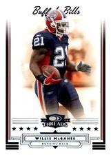 2006 Donruss Threads #137 Willis McGahee Retail Blue #/200