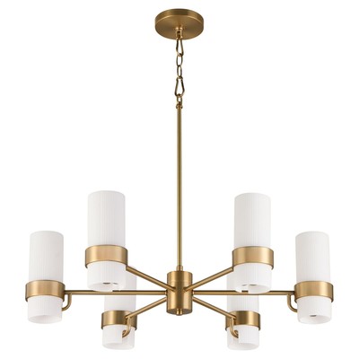 Quorum Lighting 6169-6-47 Sojourn - 6 Light Chandelier-8 Inch Tall and 28 Inch