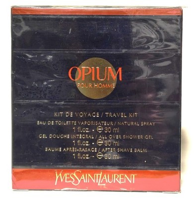 VINTAGE OPIUM  POUR HOMME 30 ML  EDT + SHOWER GEL  + AFTER SHAVE PRIMERA EDICION