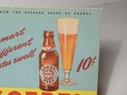 1940s Beer Sign Old Vintage Goebel Bantam Beer Advertising Sign Detroit Michigan — photo 5