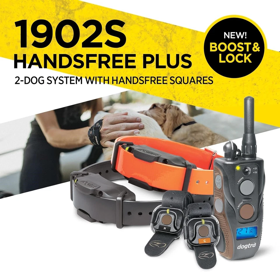 Dogtra 1902S Handsfree Plus Boost And Lock 3/4 Mile Range 2 Dog Training - Image 4 of 4