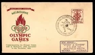 Mayfairstamps Australia FDC 1956 Melbourne Olympic games First Day Cover aaz_335