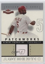 2004 Fleer Patchworks Level 1 Single 182/200 Albert Pujols #PW-AP hg6