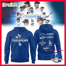 HOT  Los Angeles Dodgers National League Champions 2025 Hoodie