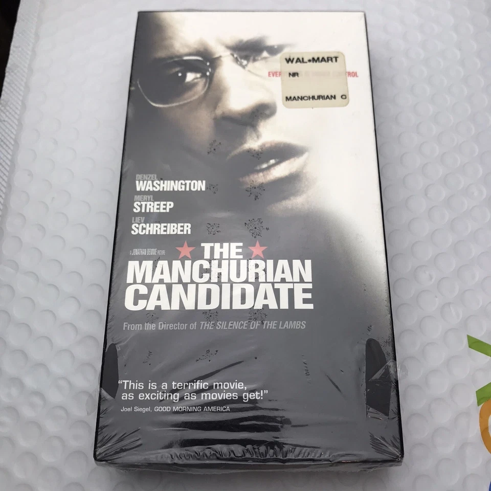 The Manchurian Candidate VHS Tape Denzel Washington Meryl Streep Sealed - Image 2 of 3