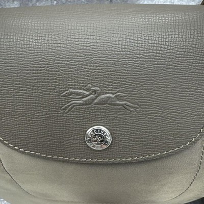 Longchamp Le Pliage Neo S Taupe 2Way Shoulder Crossbody Bag Top