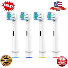 Toothbrush Heads for Oral B, 4 Pack Professional Electric Toothbrush Replacement