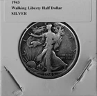 SILVER 1943 Silver Walking Liberty Half Dollar