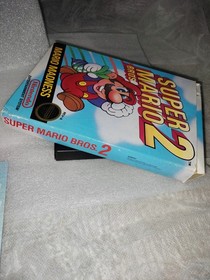 Super Mario Bros 2 NES Nintendo Box, Manual, Sleeve & Insert Only - NO GAME 