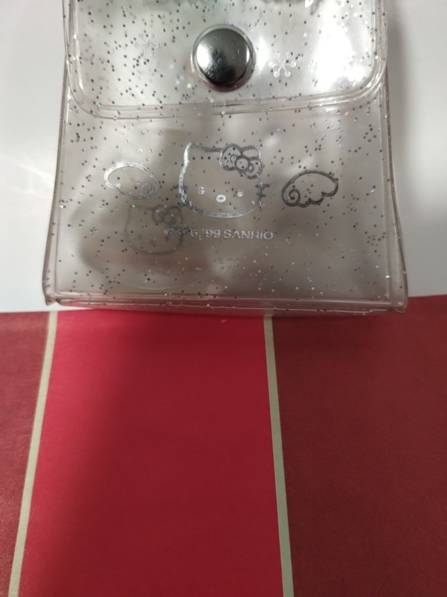 Vintage 1999 Sanrio Hello Kitty Angel Mini Case Stickers Charms