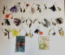 Spinner Bait Lot Of 22 Fishing Lures