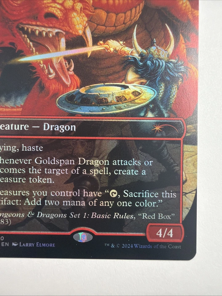 Goldspan Dragon (Rainbow Foil) Secret Lair Drop Foil - Image 4 of 4