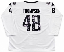 Logan Thompson Washington Capitals WHITE Cherry Blossom Jersey - Men’s XL