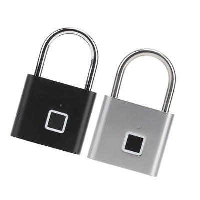 Fingerprint Padlock 0.5S Unlock Waterproof Hold 10 Fingerprints USB Interfac Fit