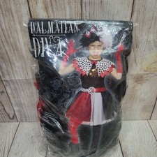 Fun World Dalmatian Diva Costume Girls Medium 8-10 Halloween Dress-Up