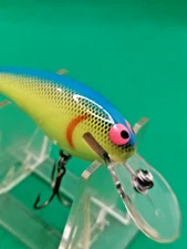 BAGLEY, WOODEN, MULTI-COLORED,  READY TO CATCH SOME FISH.