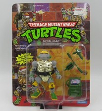 TMNT Metalhead 1989 Playmates Unpunched MOC Sealed Vintage