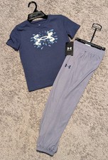 NWT Under Armour Sz. 5 Fishing Theme Athletic Outfit Shirt Pants