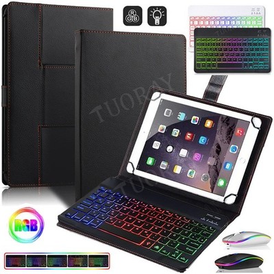 Hülle mit QWERTZ Beleuchtete Tastatur Für Lenovo Tab P11 Pro/M10 FHD Plus/HD/M11