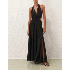 Zimmermann Rhiannon Plunge Maxi Dress  Size 0/US4/UK8RRP$1100.New with Tags