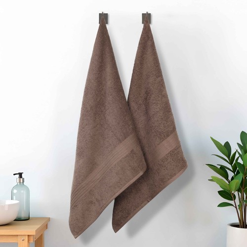 Eco-Friendly Ring Spun Cotton Absorbent Lightweight 2 Piece Bath Sheet Set - Picture 45 of 145