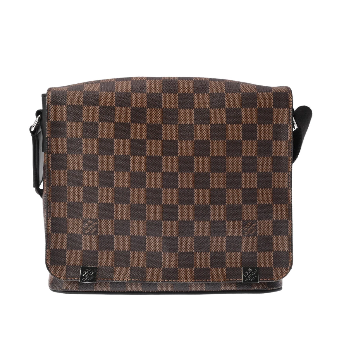 LOUIS VUITTON Damier District PM NM Brown N41031 shoulder bag 