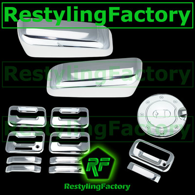 09-14 Ford F150 Chrome HALF Mirror+4 Door Handle+no keypad