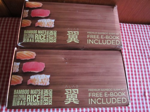 2 Box's Alas Complete 20 Piece Sushi Making Kit for Beginners & Pros w/ Knife... - Picture 6 of 8