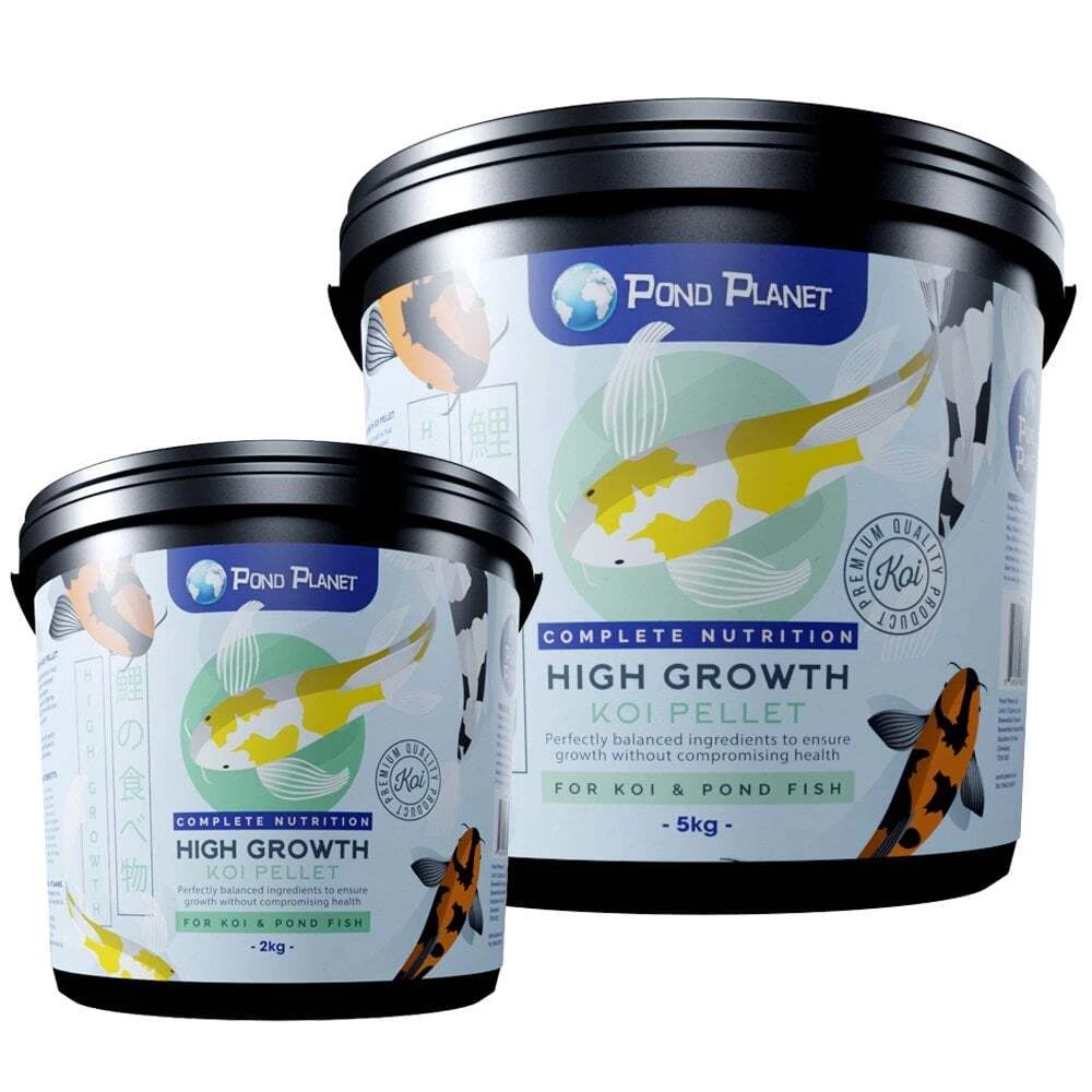 High growth koi food sales