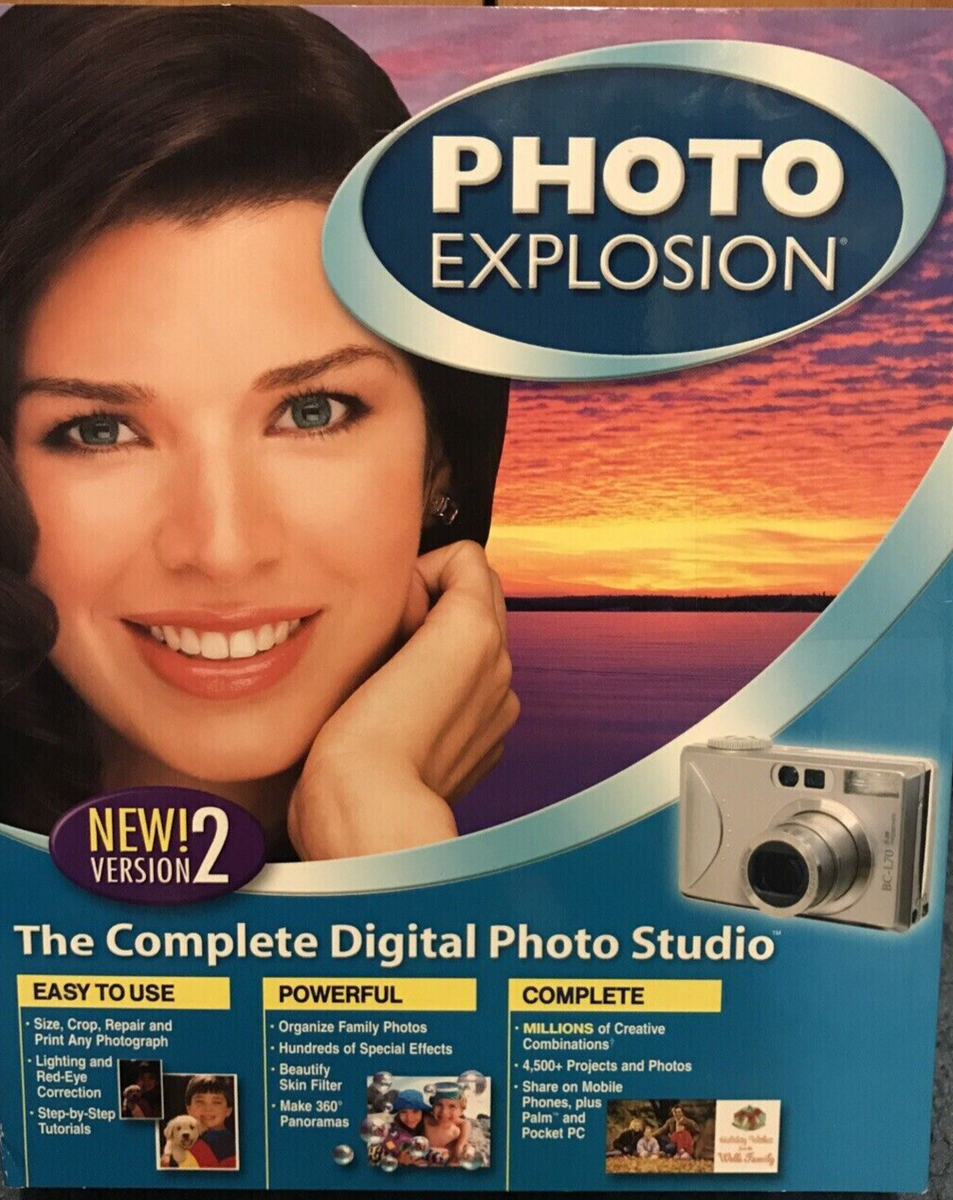 Photo Explosion Complete Digital Photo Studio Multi CD Set Drag