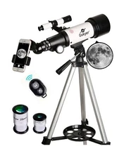 Gskyer Telescope, 70mm Aperture 400mm AZ Mount Astronomical Refracting Telesc...