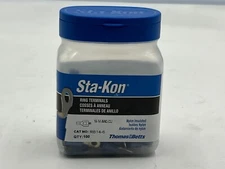 PACK OF 100 T&B Sta-Kon RB14-6 Ring Terminal Nylon Insulated #6