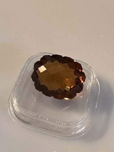 I.F Clean! 29.75ct Cognac Quartz Natural Gemstone - Picture 18 of 24
