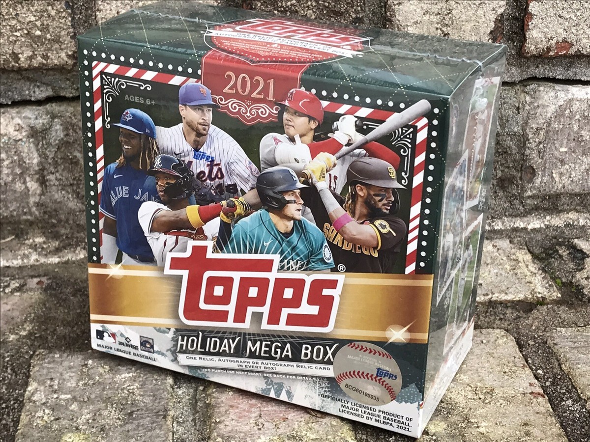 Holiday Mega Box PLUS HUGE BONUS!! 2021 Topps Baseball - Factory