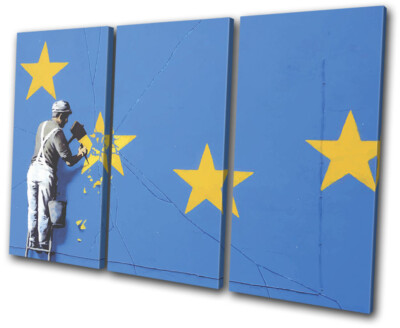 Home Decor Street Art Banksy Graffiti Wall Art Dietro Le Tende Dipinti Su Tela Cuadros Wall Art Pictures Room Decor 65x130cm Senza Cornice - Foto 5