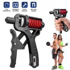 Hand Grip Strength Power Trainer Gripper Strengthener Adjustable Gym Exerciser