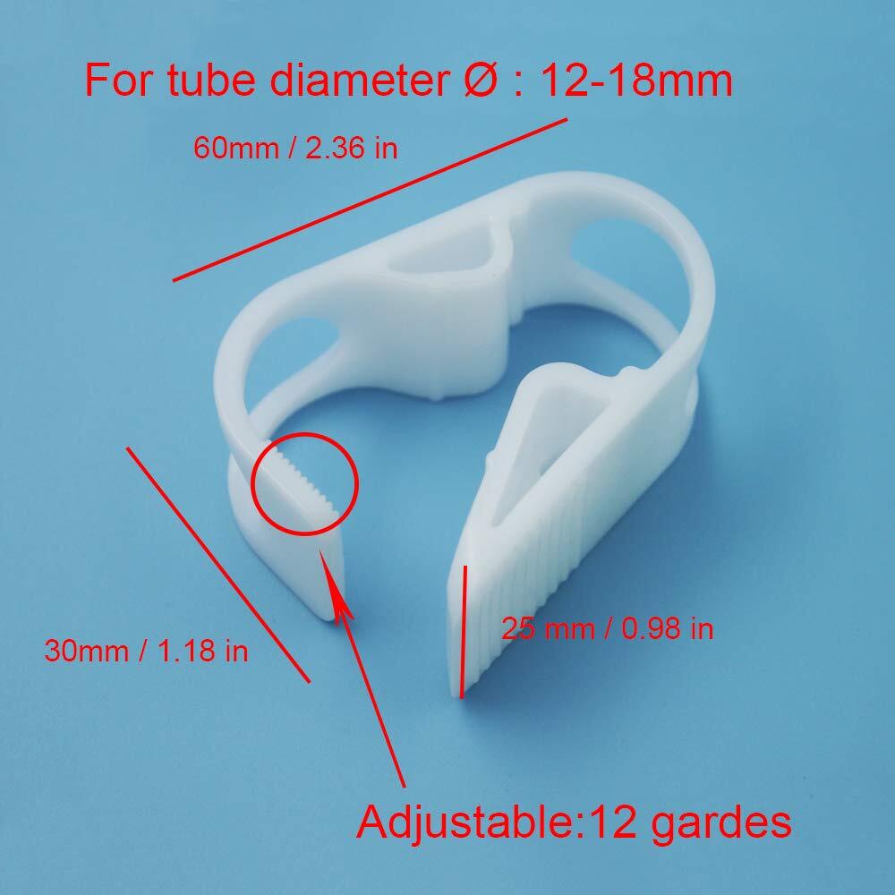 Plastic Tubing Clamps Flow Control Hose Clamp Tube Laboratory Pinch ...