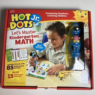 Educational Insights Hot Dots Junior Let's Master Kindergarten Math