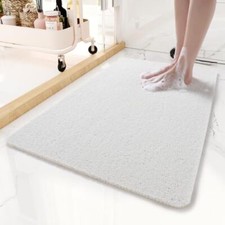 Non-Slip Bathtub Mat, 17x 30 Inch, Shower Mats for Bath Tub, PVC 17x30 White