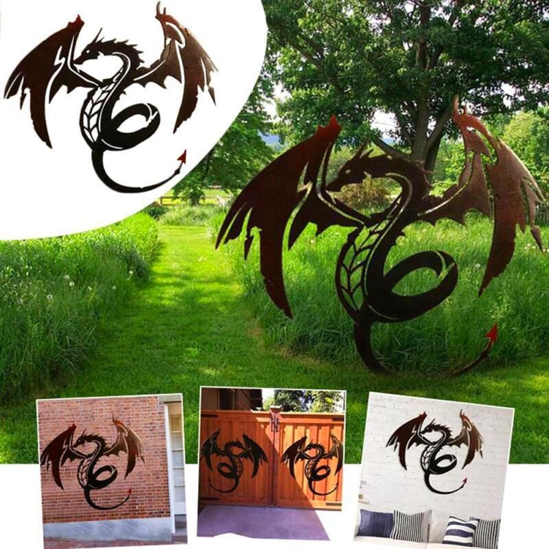 Majestic Metal Dragon Wall Art Sculpture for Home Decor UK eBay