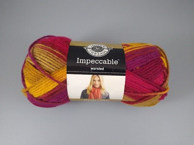 Loops And Threads IMPECCABLE Yarn - Acrylic Yarn - Ginseng Ombre #02013 NEW