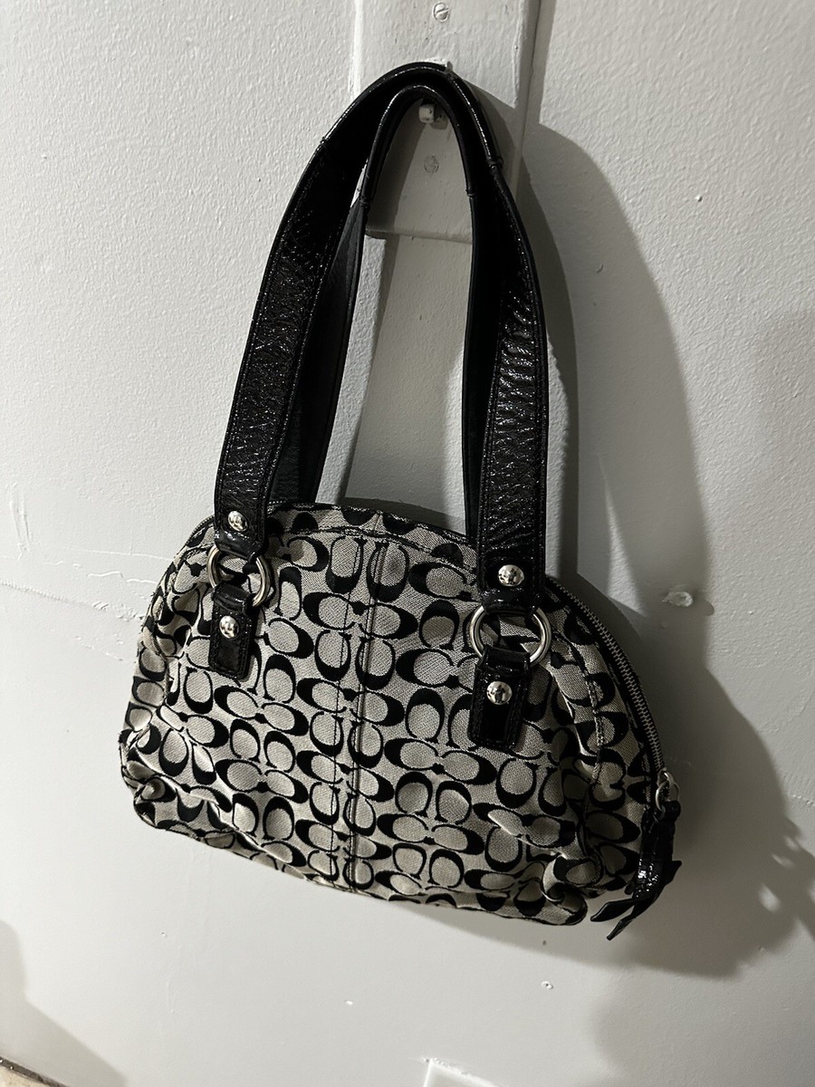 COACH ORIGINAL F13119 SIGNATURE DOME HANDBAG | eBay
