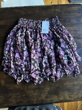 MISA Los Angeles black mini skirt XS Made in USA NWT