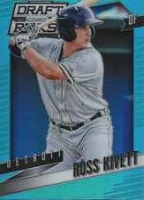 Ross Kivett 2014 Panini Prizm Perennial Draft blue insert rookie card /199