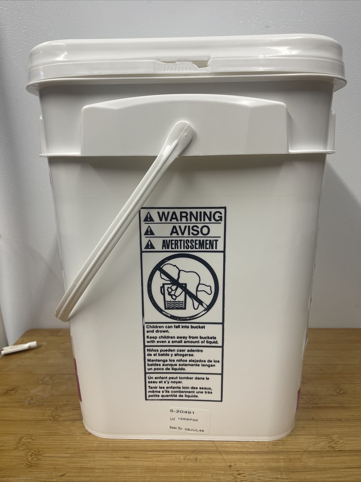 Emergency Food Bucket Storage Freeze Dried Vegetable Variety Pack 109