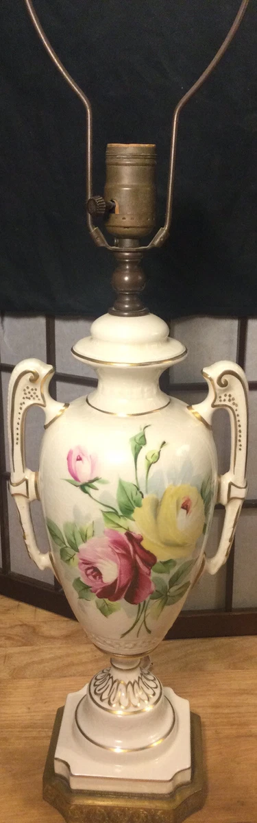 Antique 2024 rose lamp