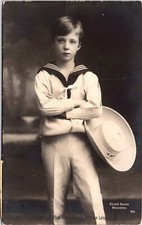 YOUNG PRINCE LEOPOLD III OF BELGIUM : IN SAIL...