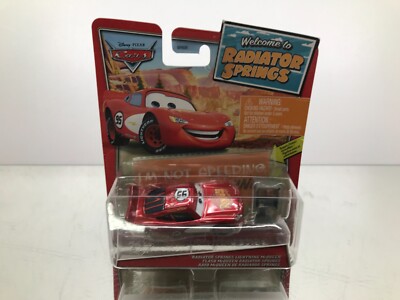 MATTEL CARS RADIATOR SPRINGS LIGHTNING MCQUEEN -3inch- GOOD IN BLISTERCARD - 381
