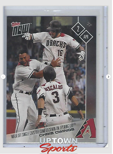2017 Topps Now 3 Chris Owings