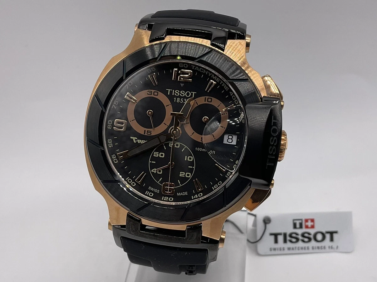 New Tissot T Race Moto Gold Tone Men s Watch T048.417.27.057.06